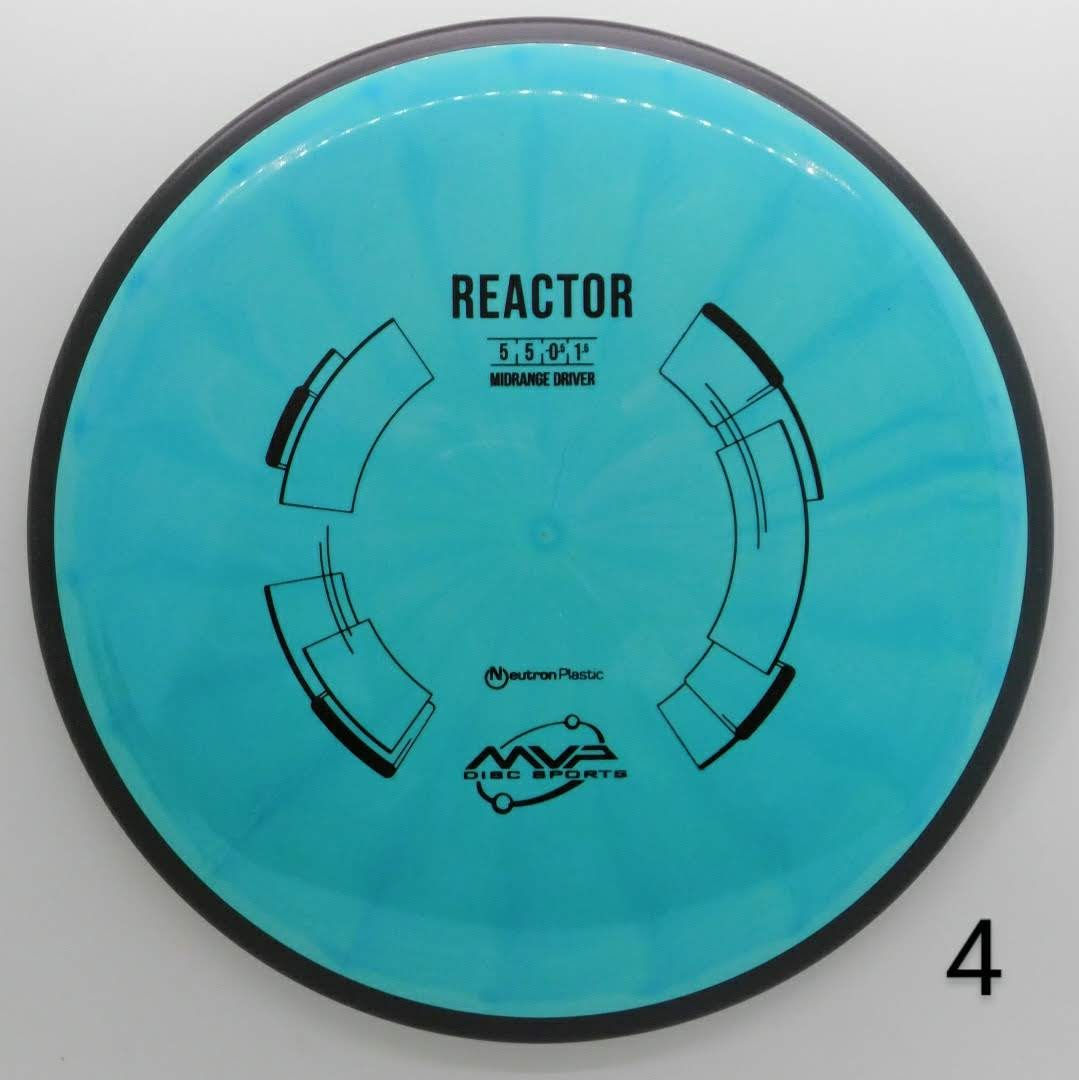 MVP Neutron Reactor Midrange disc golf workhorse midrange, designed to follow any line and fill any slot in the bag
