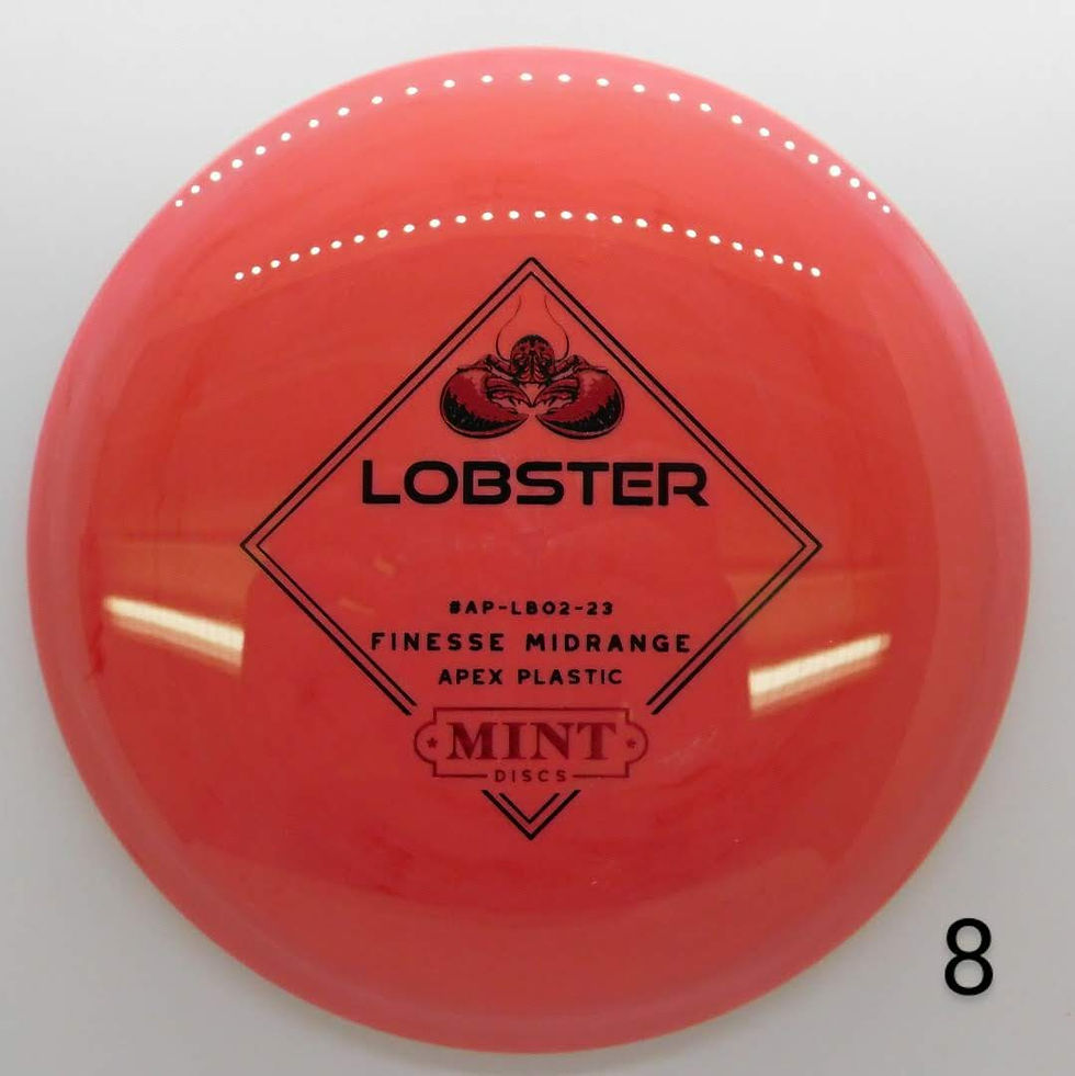 Thumbnail: Lobster is a finesse midrange. This easy-to-throw and control midrange works great as straight flying or turnover disc