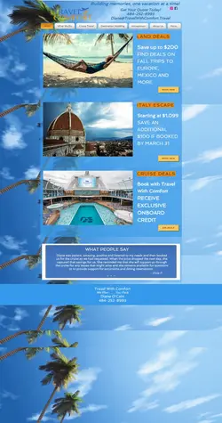Before - Tours & Travel Booking Site