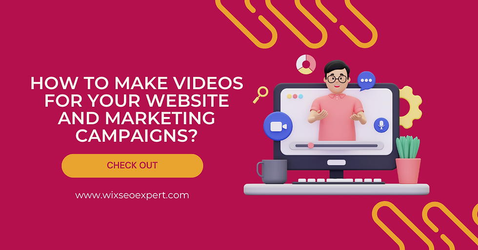 How to Make Videos for Your Website and Marketing Campaigns? | Vido SEO | Yudha Global