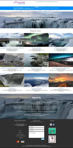 Before | Travel Wix Website Redesign