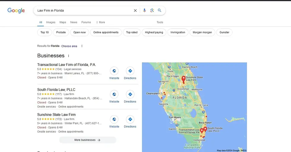 Local SEO Ranking Proof