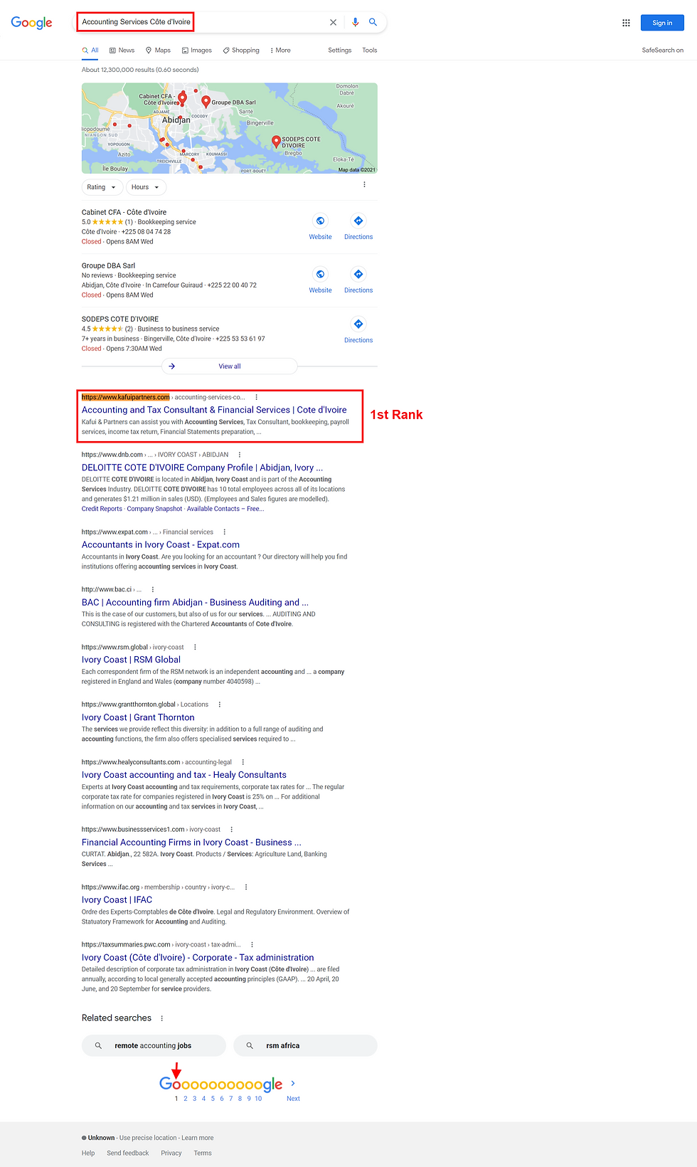 Accounting Company SEO by Yudha Global