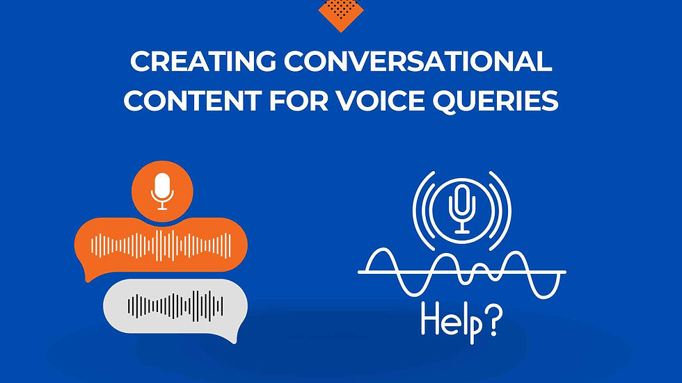 Creating Conversational Content for Voice Queries