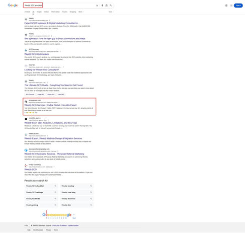 Weebly SEO specialist