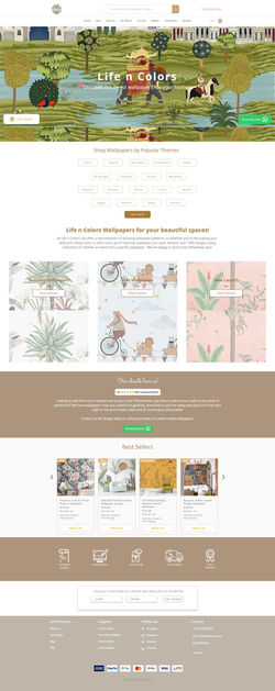lifencolors.in | Ecommerce Wix Web Design