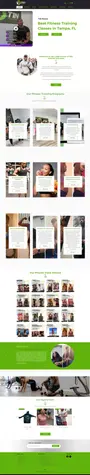 After | Fitness Center Wix Site Design