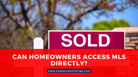 Can homeowners access MLS directly?