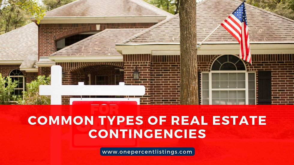 Common Types of Real Estate Contingencies