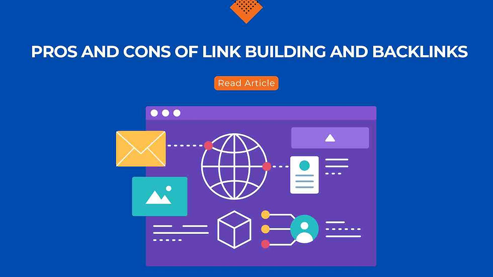 Pros and cons of link building and backlinks