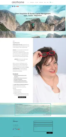 Before | HR Recruitment Firm Wix Redesign