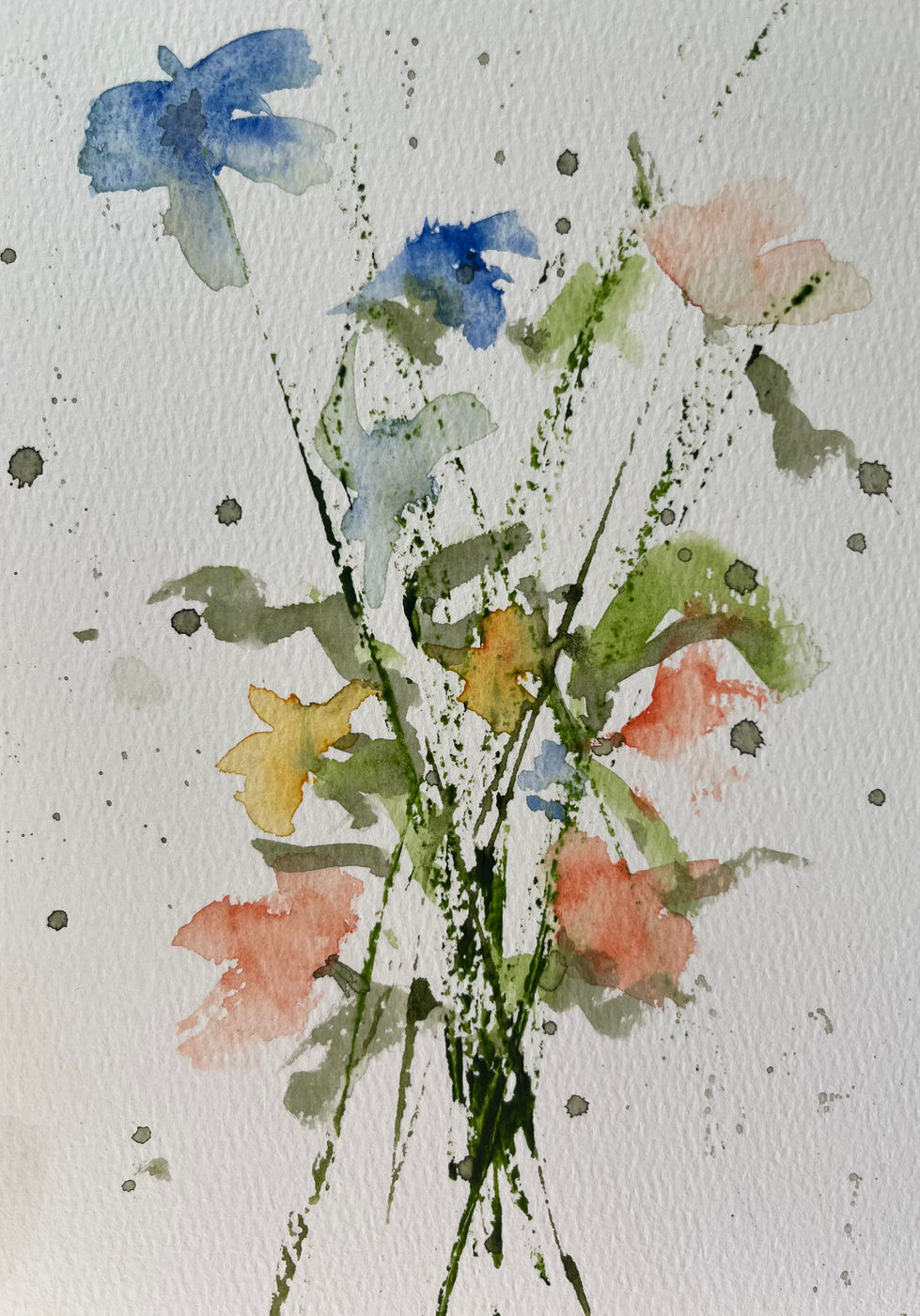 "Delicate Chaos" watercolor