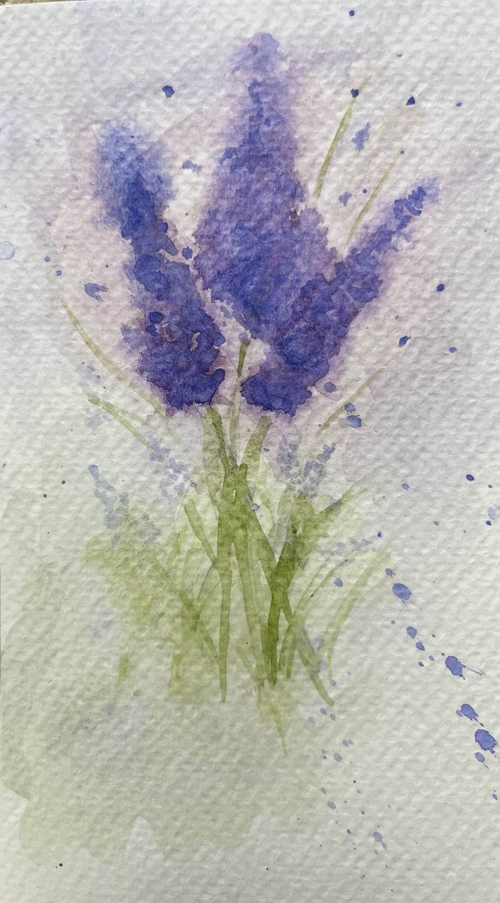 "Safe in my Garden" watercolor