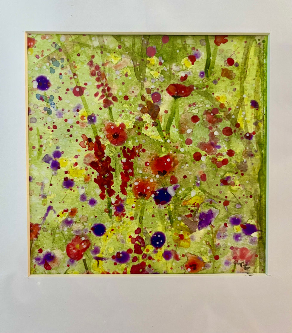 "Nothing but Flowers" watercolor