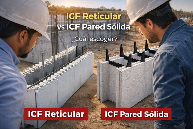 Estructura Reticular (Screen-Grid) vs Pared Sólida (Solid Wall): Cuál ICF aísla mejor? La verdad detrás del desempeño térmico.