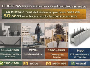 El ICF no es un sistema constructivo nuevo: La historia real del sistema que lleva más de 50 años revolucionando la construcción