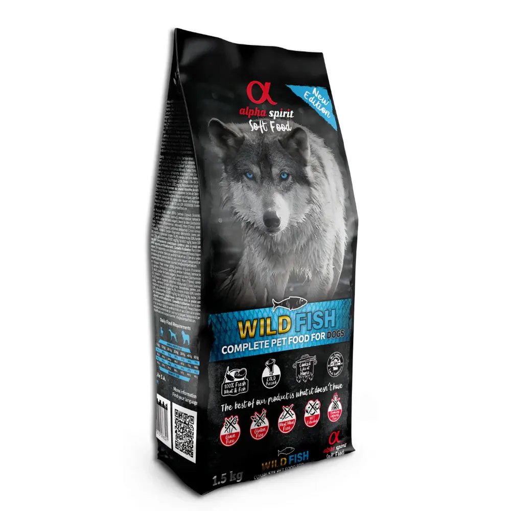 Wild Fish Complete Dog Food – Semi-Moist (1.5kg)