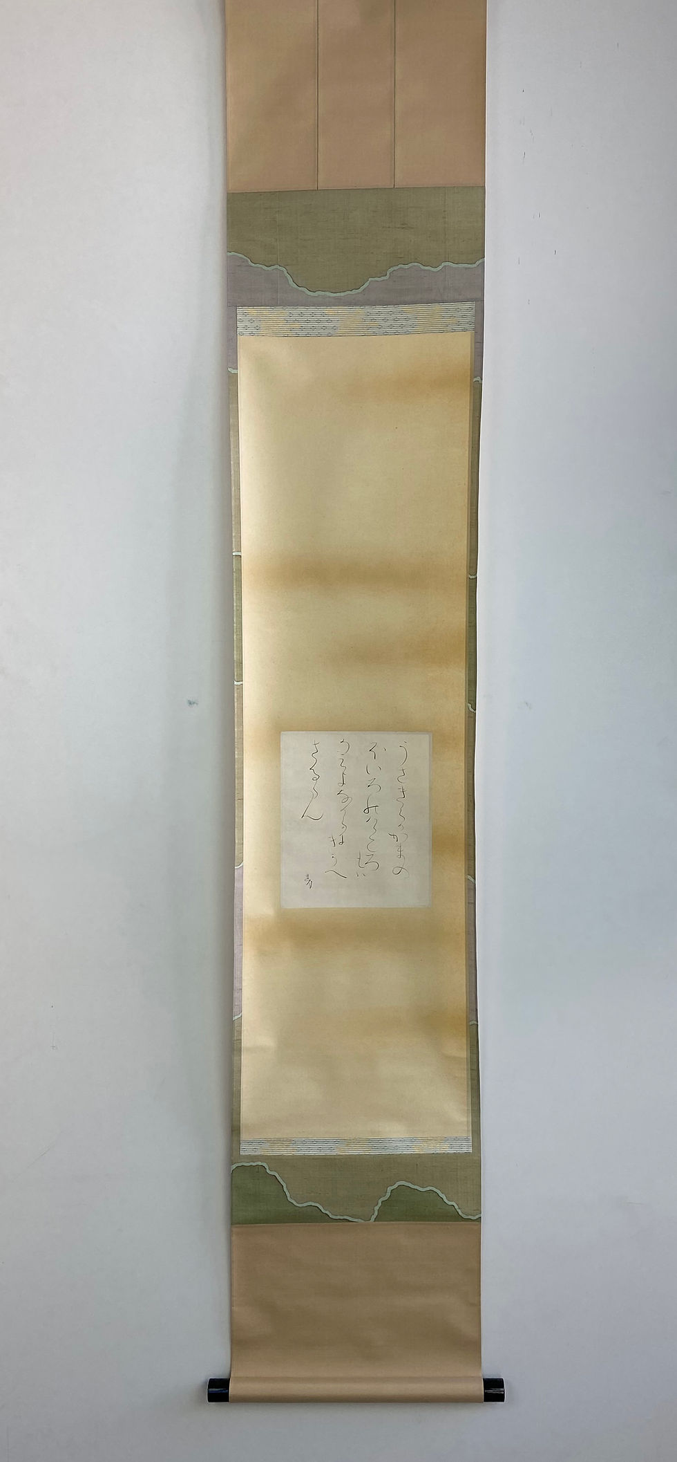 Thumbnail: otagaki rengetsu poem scroll calligraphy view-3