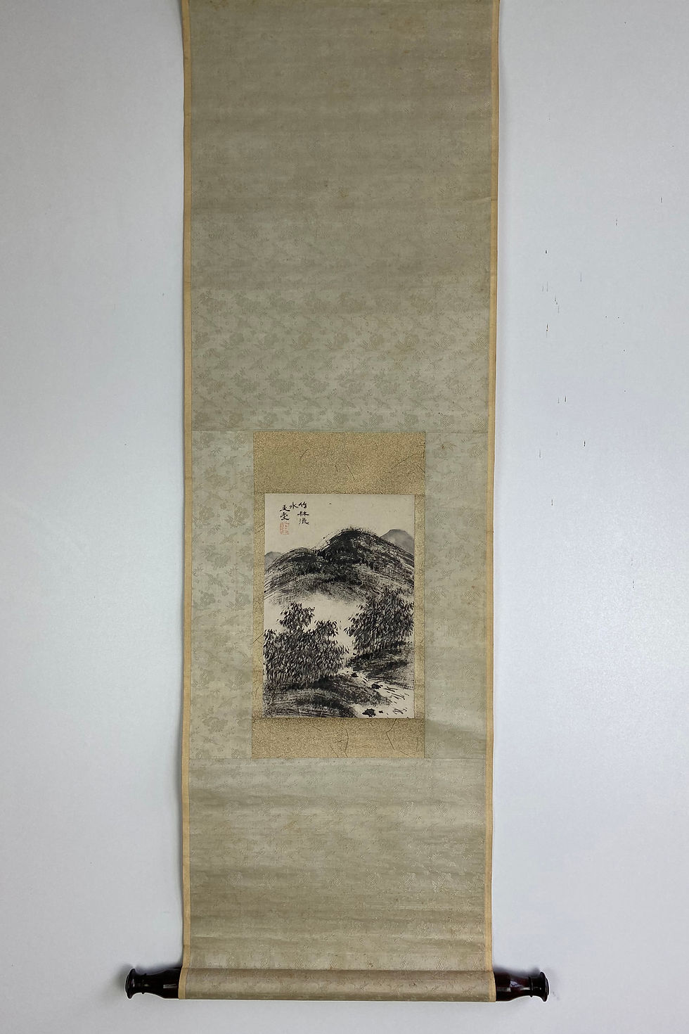 Thumbnail: uragami gyokudo nanga landscape scroll view-2