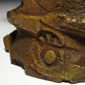 Thumbnail: shimizu kosho bronze figure okimono Kannon seal