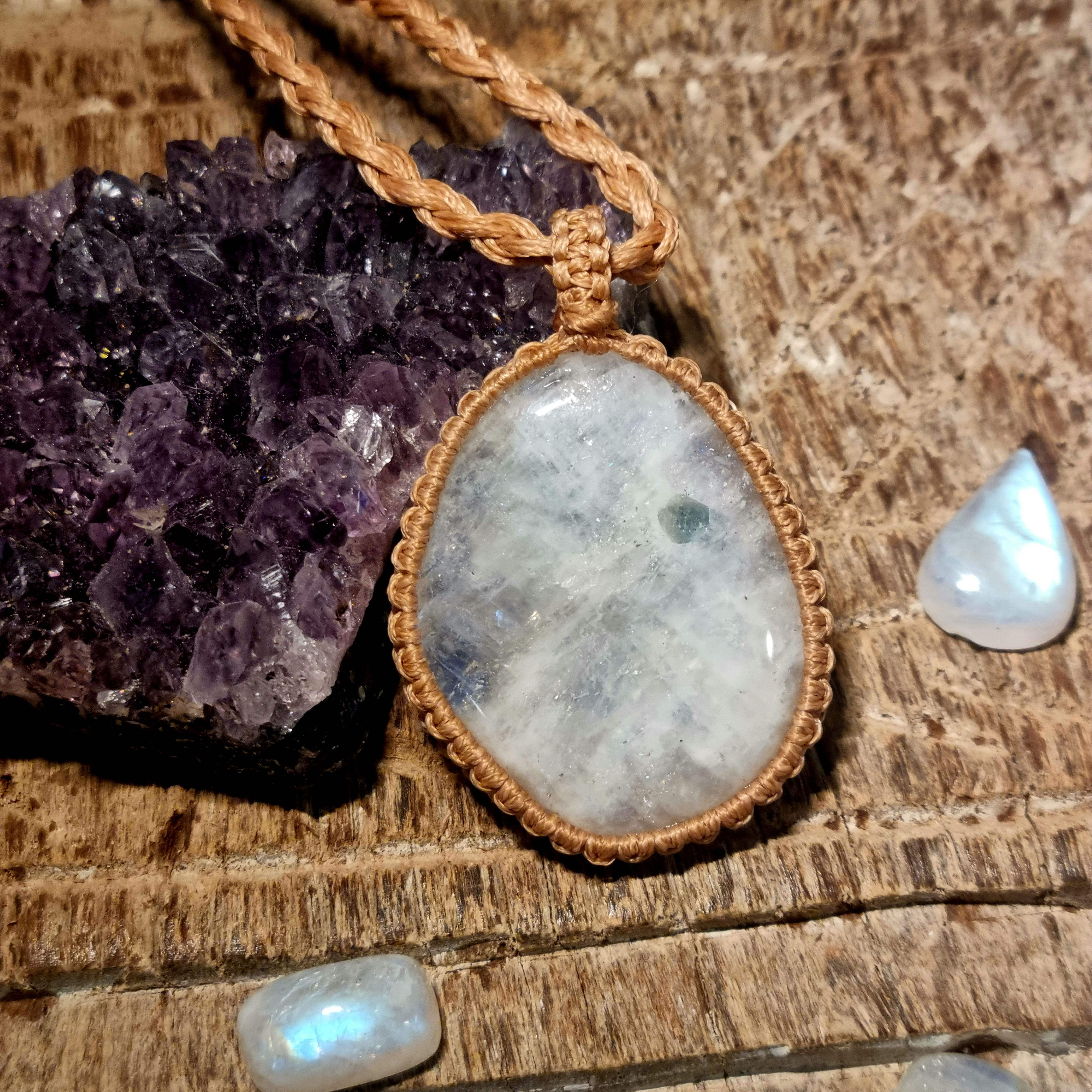 Soul Talisman - Rainbow Moonstone