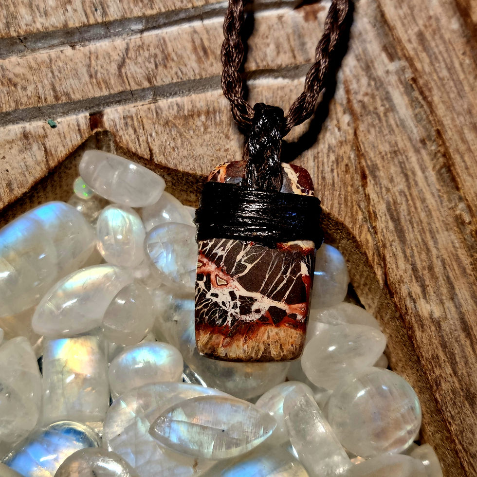 Thumbnail: Tribe Talisman - Red Crazy Lace Agate