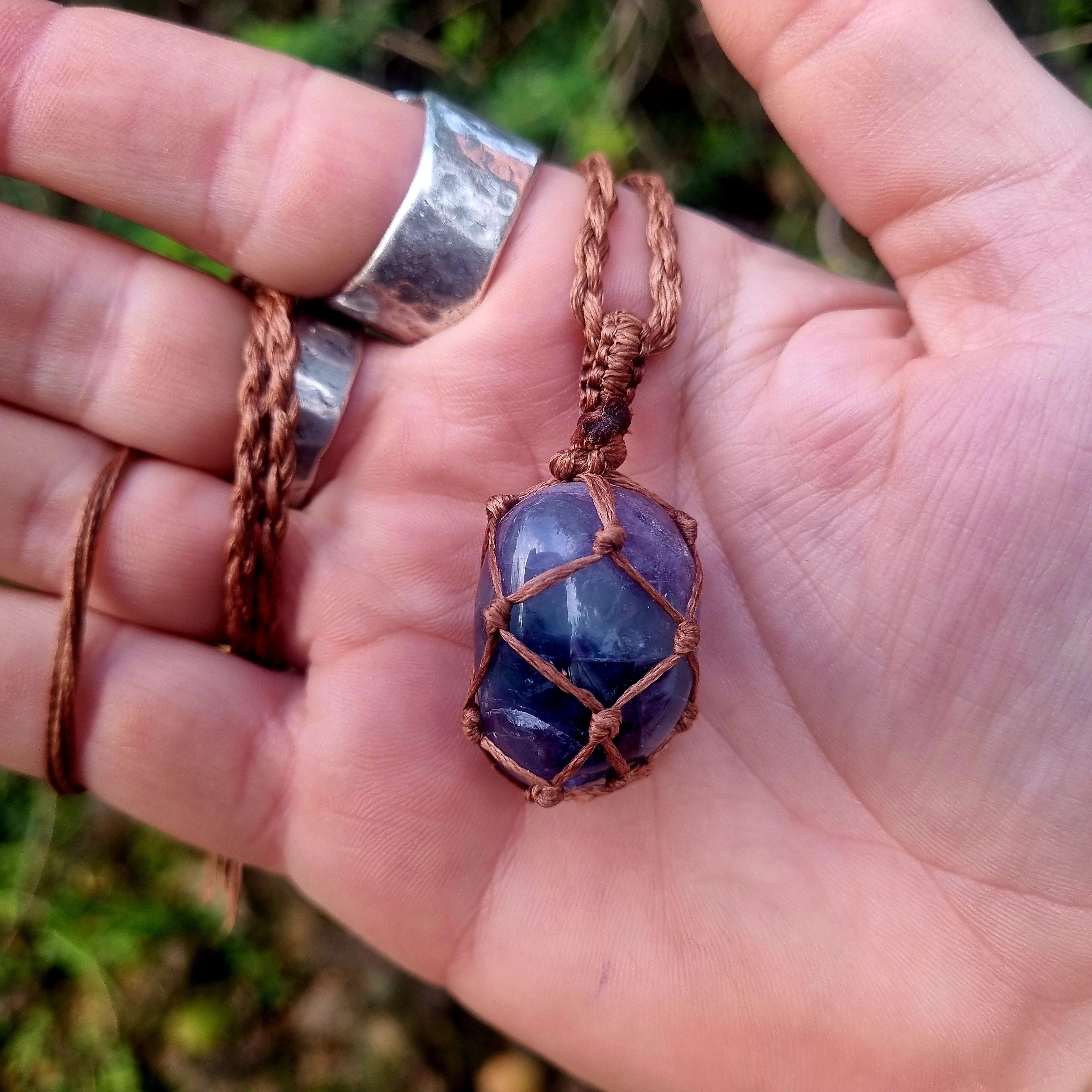 Rainbow Fluorite Folk Talisman