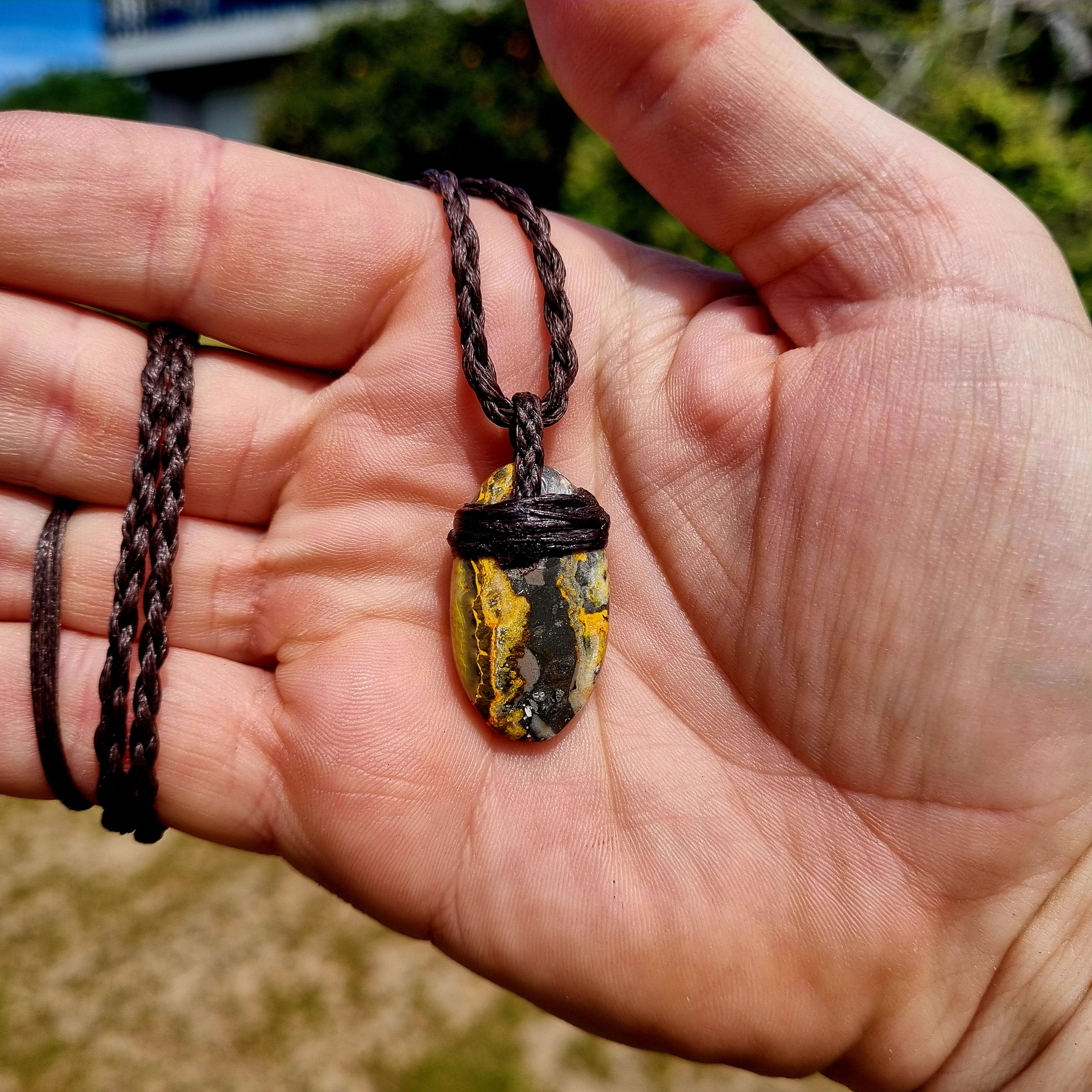 Bumble Bee Jasper Tribe Talisman