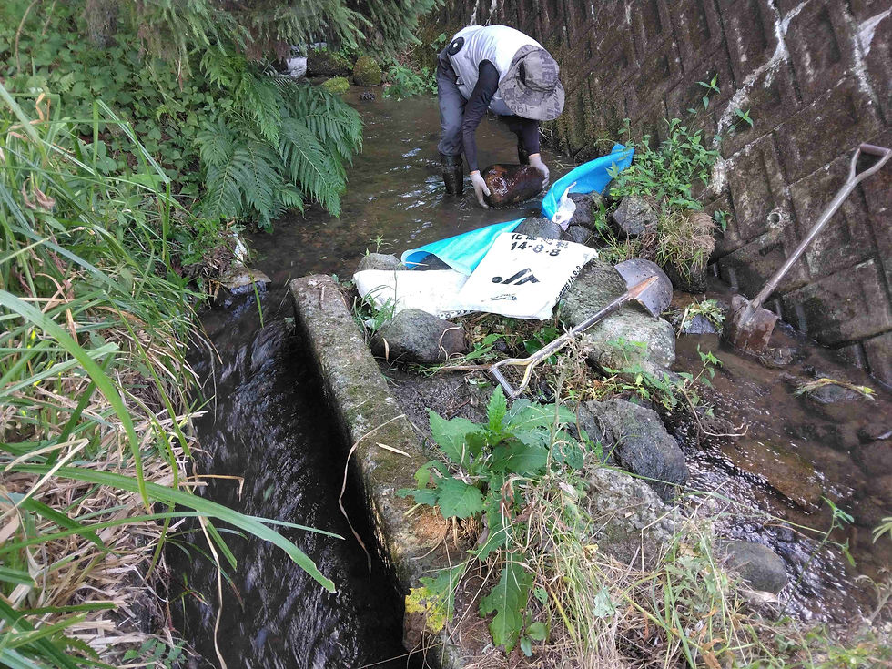 山からの水もちょっとでも欲しいという…色々涙ぐましい