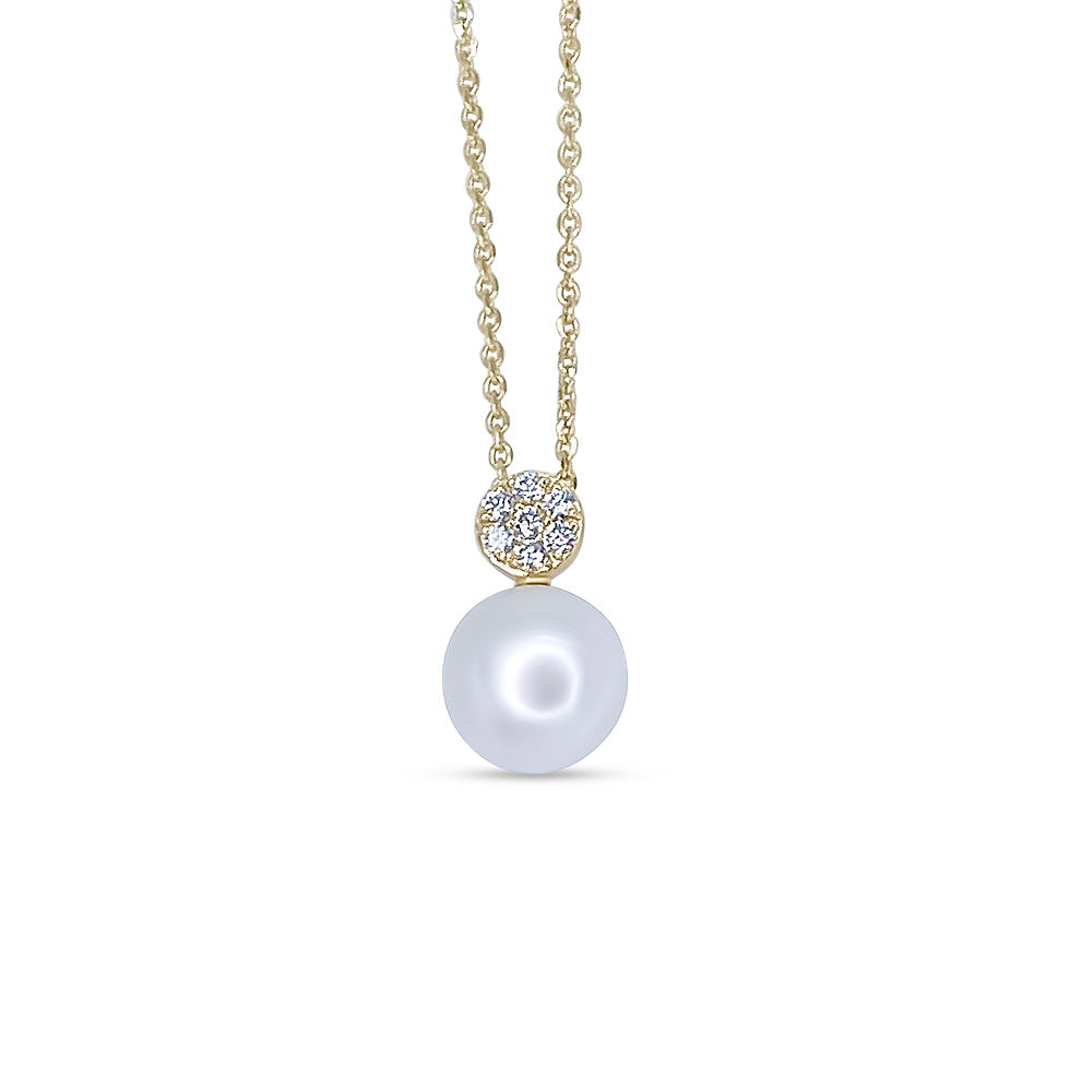 Thumbnail: Pearl & Diamond Necklace