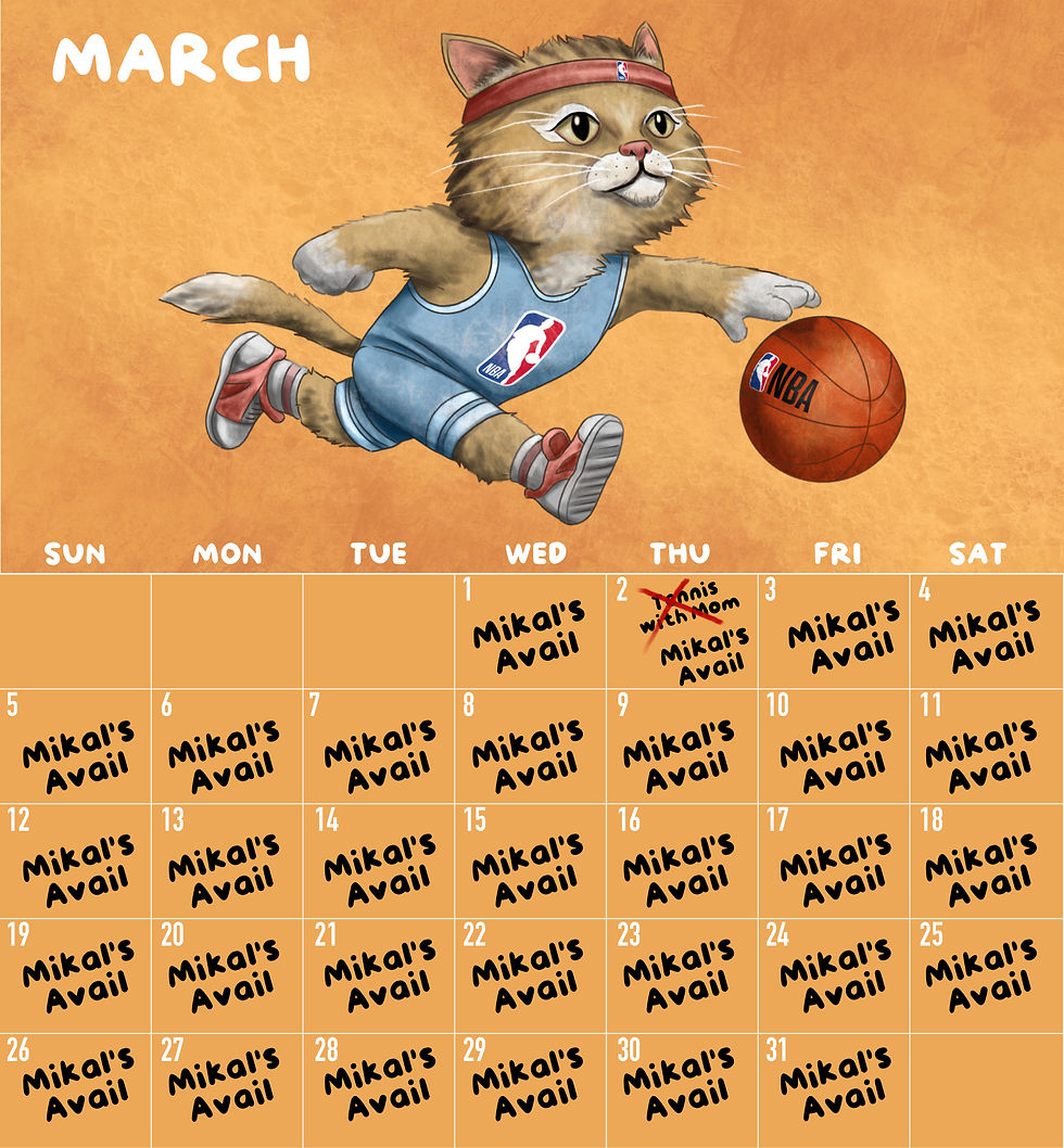 NBA Cat March - Association