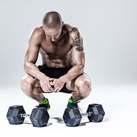 Workout with Dumbbells