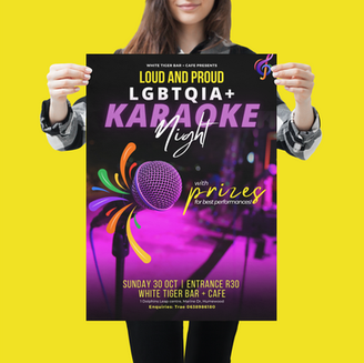 Poster Design for White Tiger Port Elizabeth by Cheny Media - Digital Marketing Agency Port Elizabeth