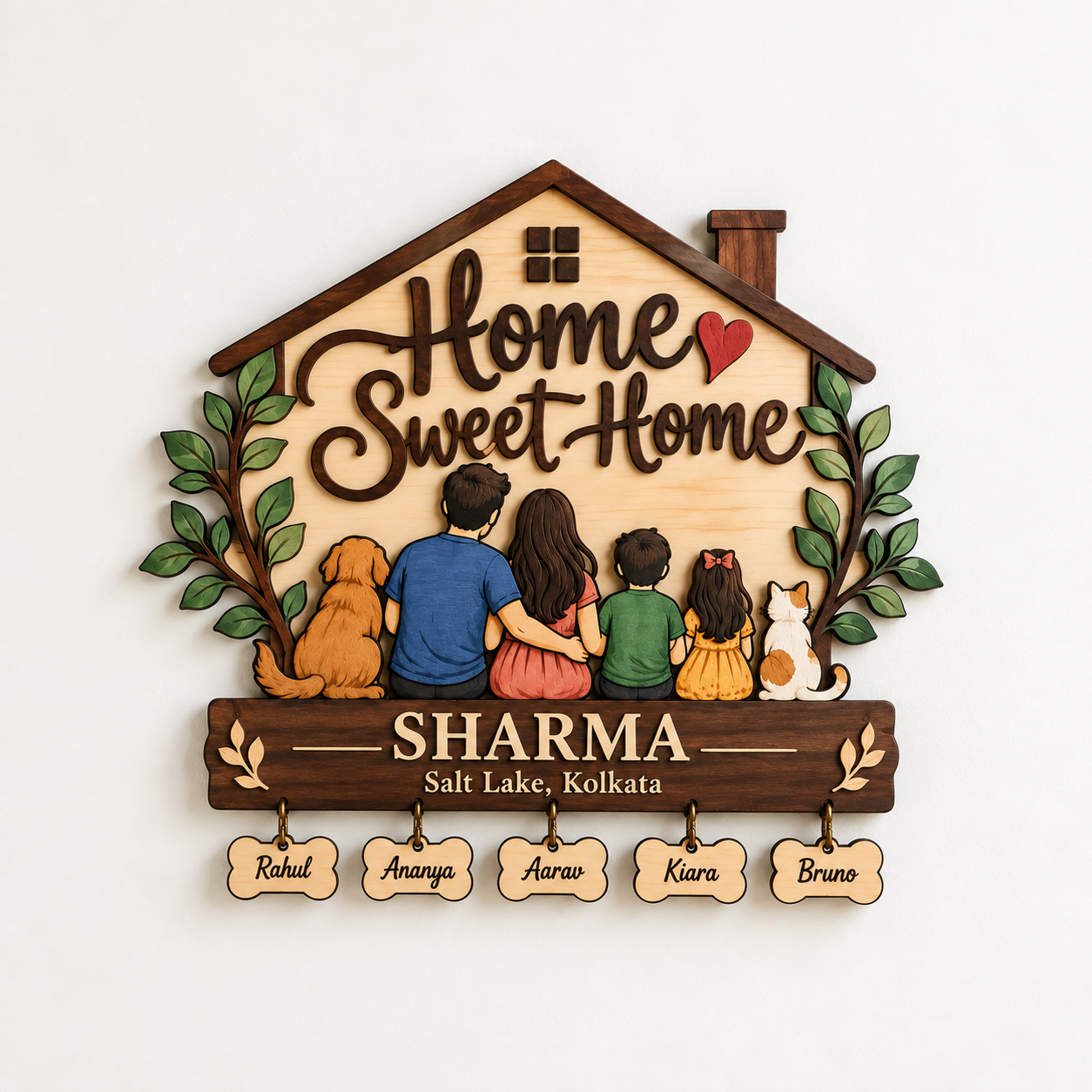 Personalized Family Welcome Sign