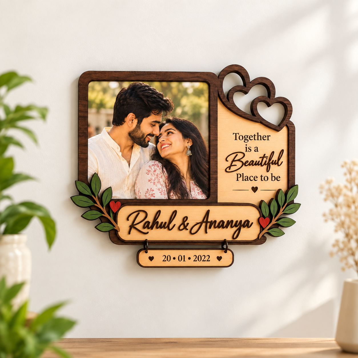 Personalized Couple Photo & Name