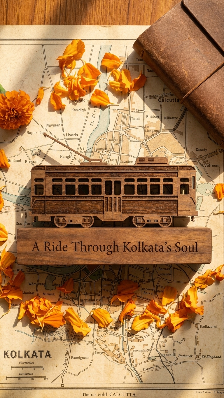 Thumbnail: Kolkata Wooden Tram Showpiece