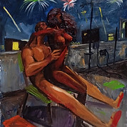 Peinture érotique contemporaine de Saul G Corona – nu artistique | Ero Art