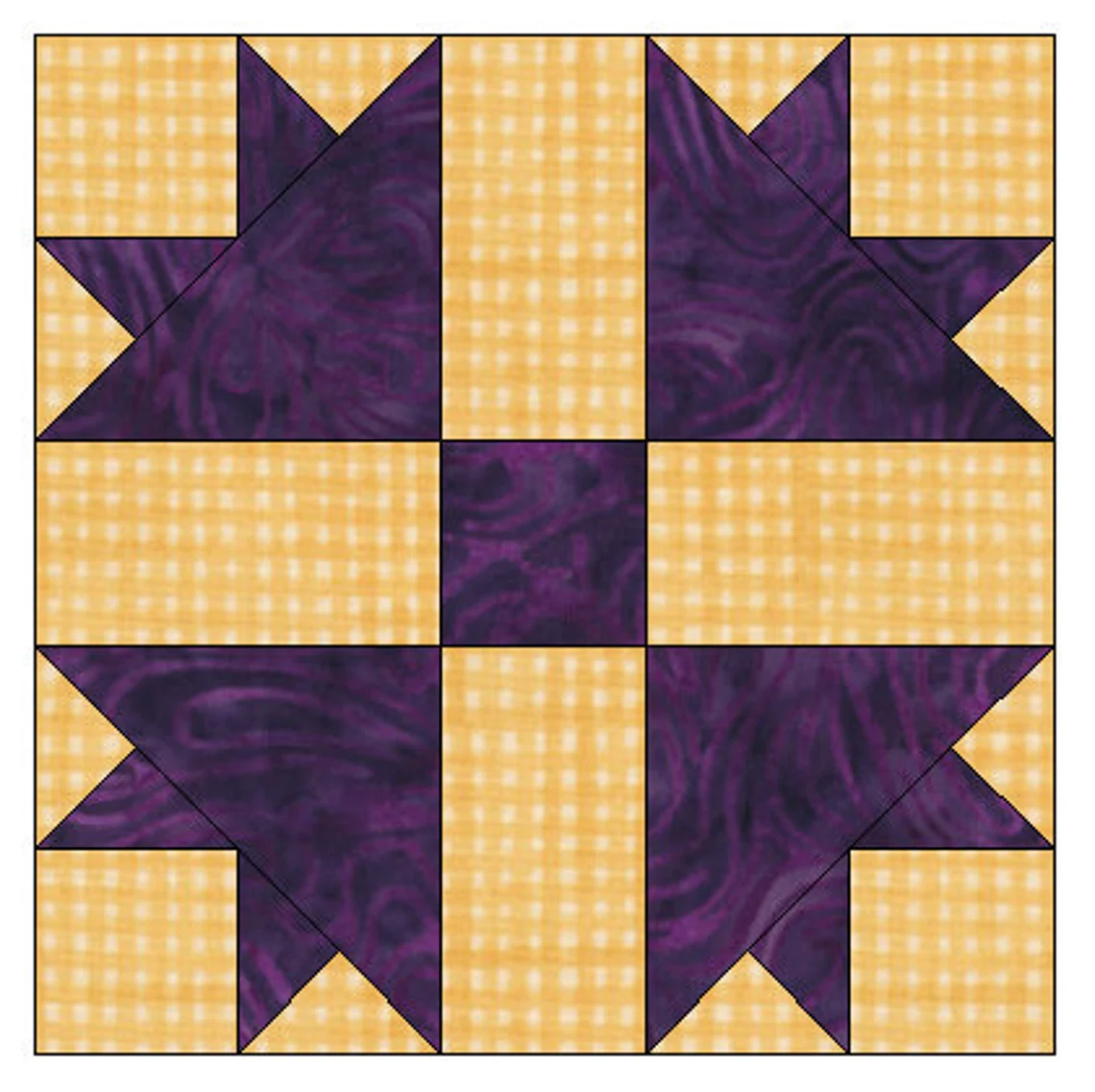 Goose Tracks quilt pattern.webp