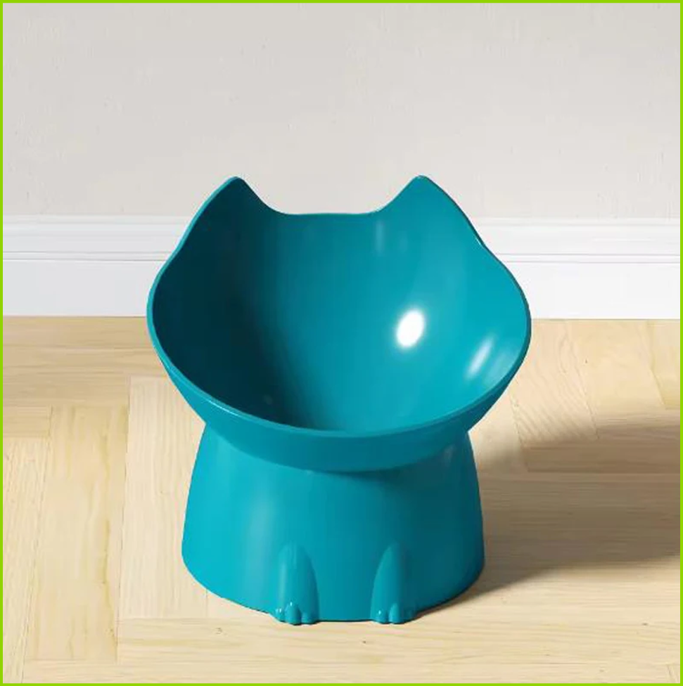 Thumbnail: Raised Cat-Ear Feeding Bowl