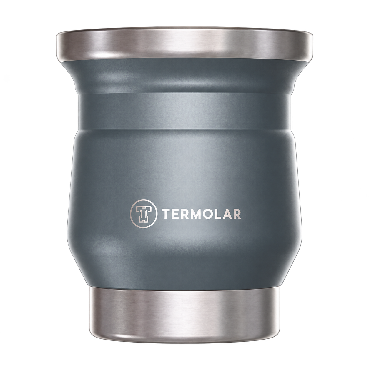 Cuia térmica inox Tupi 250 ml Chumbo