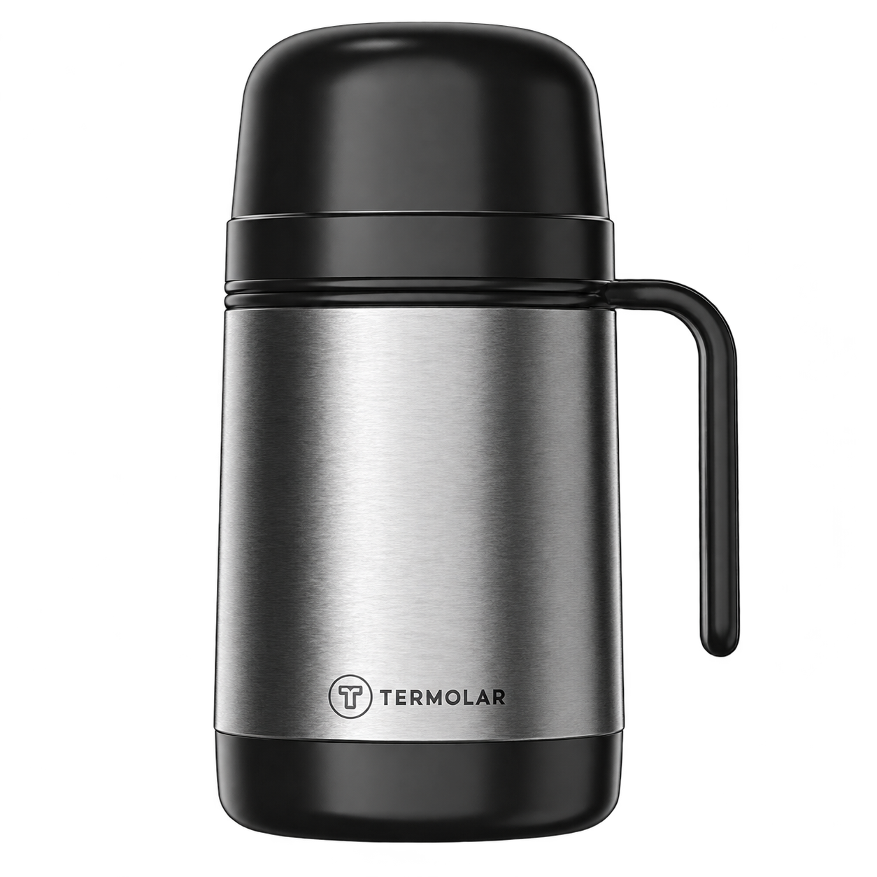 Garrafa térmica Lúmina com alça 500 ml Inox