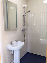 Washingpool Caravan Site shower room