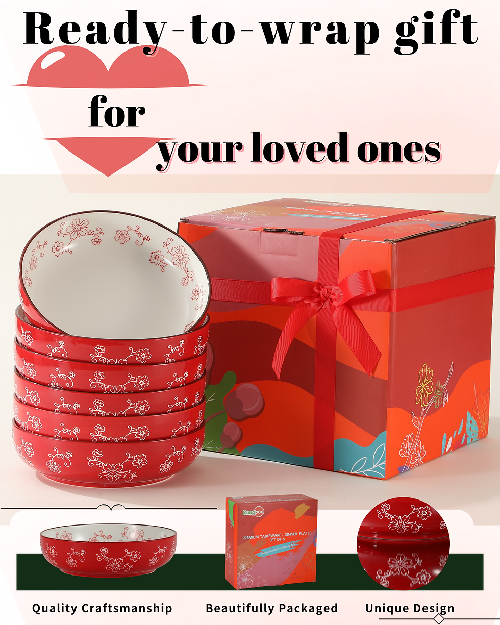 Thumbnail: Soup Bowls Set of 2 – Cherry Red