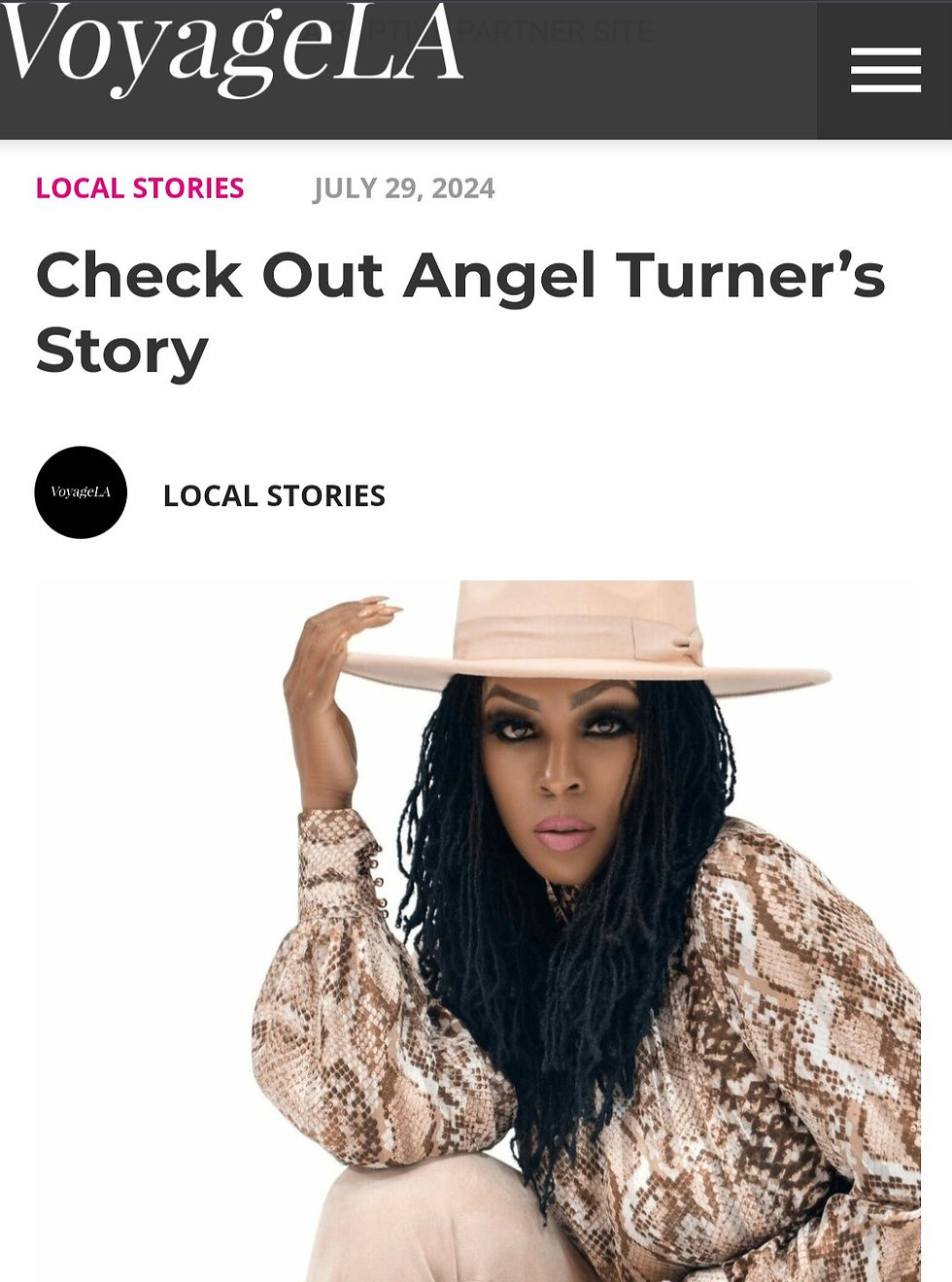 VoyageLA Magazine Interviews Angel Turner | Founder of Nanna's Country Cakes