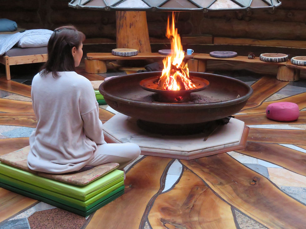 person al ceremony nature temple