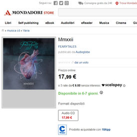 Mondadori Store Sells FearyTales MMXXII