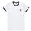 Thumbnail: White and black embroidery oorleef the dachshund