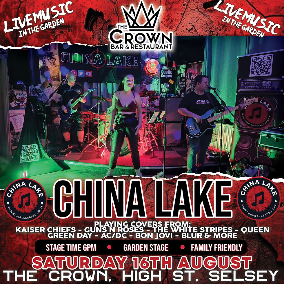LIVE MUSIC IN THE GARDEN - CHINA LAKE