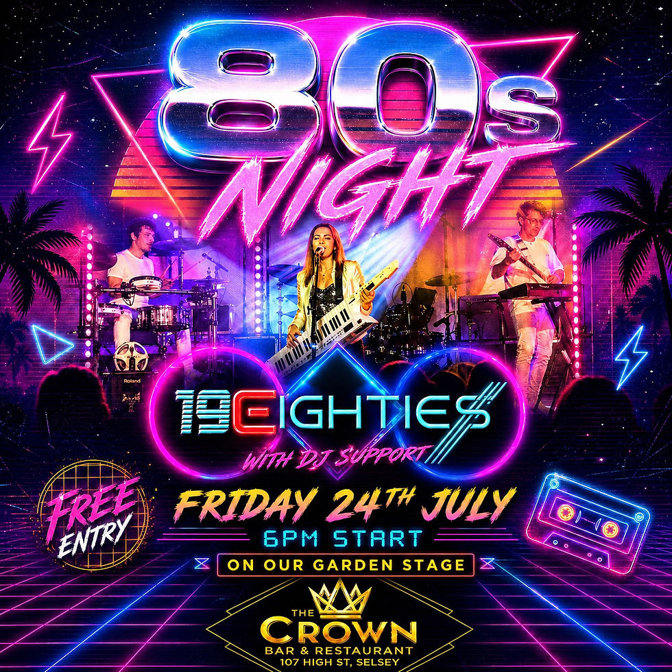 Live Music - 80s Night with The 19Eighties