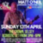 LIVE MUSIC - MATT O’NEIL